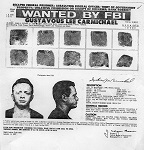 FBI Wanted poster for Carmichael