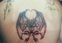 Steven Hector Gravel - Back Tattoo